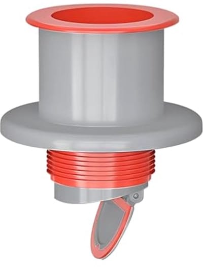 Qrity Afvoerbuis Connector - 50mm PVC, Geurstopper, Waterafvoer Plug