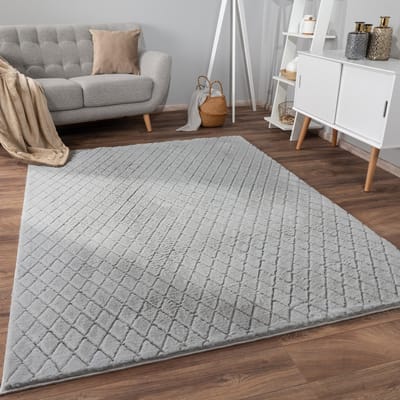 Paco Home Tapijt Bubbel Woonkamer Slaapkamer Hoogpolig bont Geometrisch ontwerp 3D 160x220 cm