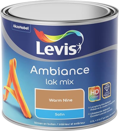 Levis - Ambiance Lak Satin Mix - Warm Nine - Mengverf - 0,5 L