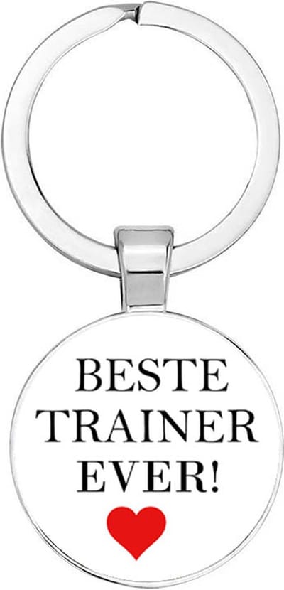 Akyol - Beste trainer ever Sleutelhanger - trainer - iemand die een trainer is - sport - teamsport - werk - beste ooit - cadeau - verjaardag - kado - geschenk - gift - verrassing - welkomst cadeau - afscheidscadeau - 2,5 x 2,5 CM