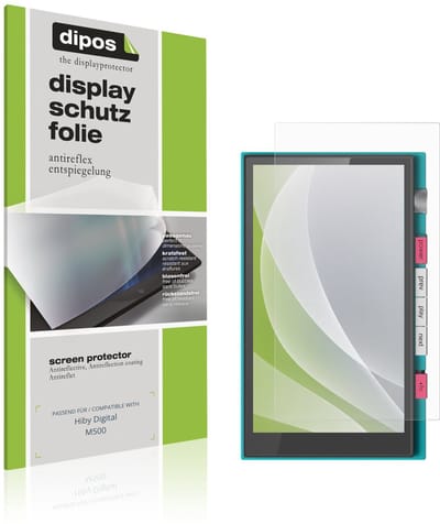 dipos – 4x Matte Beschermfolie geschikt voor Hiby Digital M500 | Krasbestendige & antireflecterende Screenprotector Ultra-Thin
