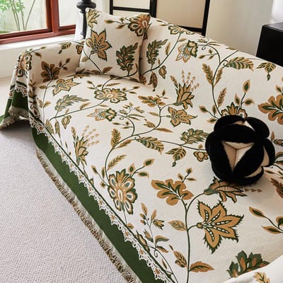 Amerikaanse Retro Chenille Bankhanddoek Vier Seizoenen All-Inclusive Bankhoes Stofhoes Woonkamer Eendelig Bankhoes Doek 180*130cm