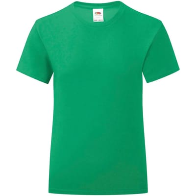 Meisjes-T-shirt Fruit of the Loom Iconic 150