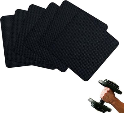 Grippads Set - Antislip Pads - Krachttraining - Neopreen Materiaal - 11 x 11 cm - Zwart