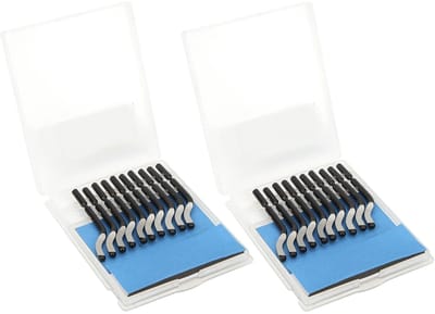 BRENZOOS - Trimmen Mes Vervanging - Snijkop voor PVC en Ijzer - Compact en Handig - Ontbramen Blades - 20Pcs - Geschikt voor Precisiewerk - Model Ak...