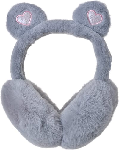 Juleeze Oorwarmers Kinderen one size Grijs Polyester