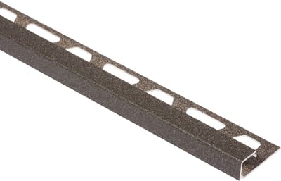 Schlüter Quadec TSLA tegelprofiel structuur aluminium licht antraciet 11 mm x 300 cm