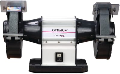 Dubbele slijpmachine dia. 300 mm traagdraaiend 1450 tpm 2200 W 400V inclusief twee slijpstenen Optigrind GU30 400V