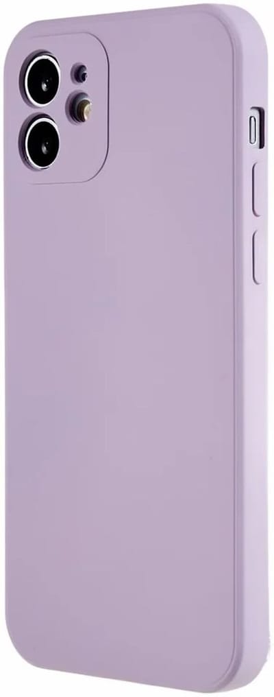 Hoesje met Camera Bescherming Geschikt voor Apple iPhone 12 | Back Cover | Dun | Flexibel TPU | Lila