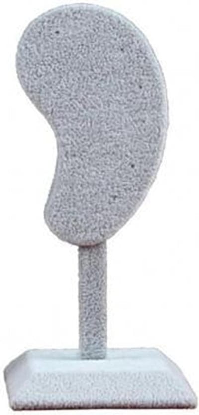 Oorbellenhouder - Sieradenstandaard Display - Sieraden Organiseren - Eenvoudig te Monteren - 17 cm x 7.5 cm - Grijs