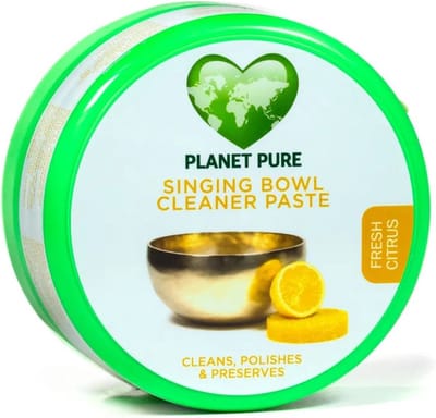 Biologische klankschaal reinigingspasta citrus