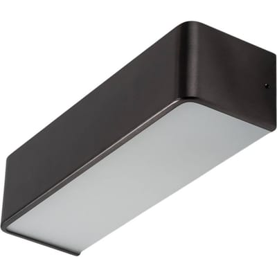 Argon Atrato wandlamp, antraciet, staal, breedte 35 cm, omhoog/omlaag