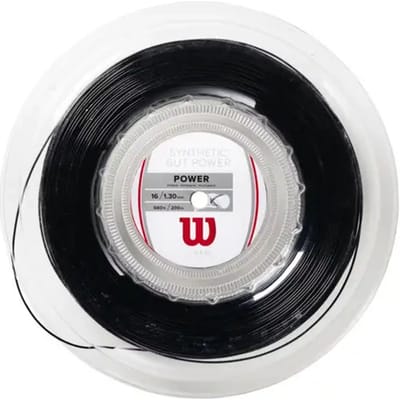Wilson SYNTHETIC GUT POWER 16 BK 200M REEL Snaren