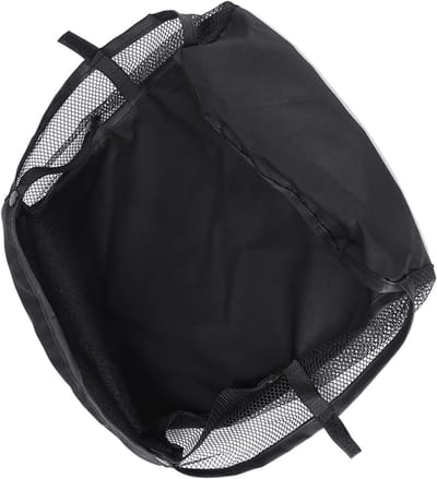 Wandelwagen mand - Kinderwagen organizer - Spullen meenemen - Veilig bevestigd - 30 x 25 x 10 cm - Zwart
