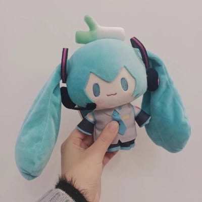 En Stock Peluche 15cm Hatsune Miku Jouet en Peluche Kagamine Len Rin Figurine Kawaii Poupée en Peluche Modèle Ornement Jouets Enfant Cadeaux Durables gray