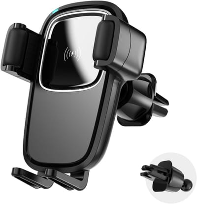 Telefoonhouder Auto met Draadloos Opladen – 15W Autolader – Ventilatierooster Bevestiging Maak autorijden veilig