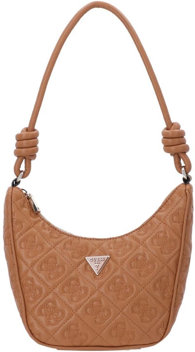 GUESS Schoudertas Adelasia Top Zip Shoulder Bag Caramel Bruine