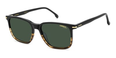 Carrera CARRERA 367/S BLACK HORN/GREEN 55/17/145 Herrenbrillen Zonnebrillen