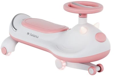 Tulano-Wiggle car-Focus 45-Loopauto-Gravitatie/zwaartekrachtrijder-tot 100 kg-Roze