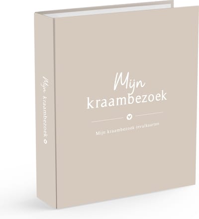 Fyllbooks - Kraambezoek Bewaarbundel - Bewaarmap voor Invulkaarten - A5 Formaat