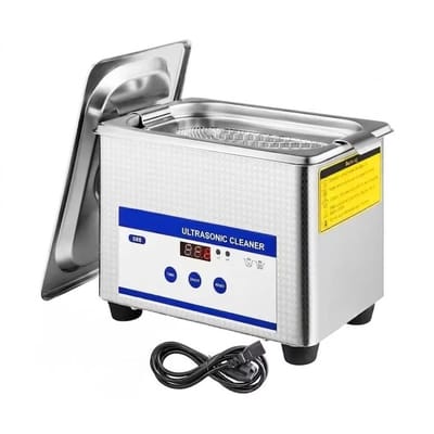 Solvix Ultrasoon Reiniger – Ultrasoonreinigers 800ML – Ultrasone Reiniger – Sieraden Reiniger met 40KHZ Reiniging en Timer – Ultrasoon Reinigingsapparaat RVS 35W