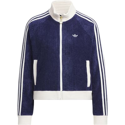 Adidas Originals Retro FW24 Slangenjaar Limited Sports Drop 1 Comfortabel Casual Eenvoudig Veelzijdig Jas Dames Jas Donkerblauw JN0724 XXS white