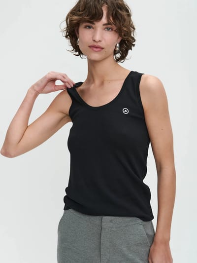 Top rips Easy Wear Organic Cotton | Black - Black / S