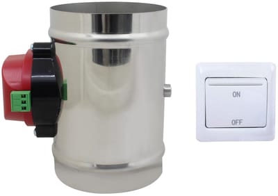 Cosensi - Electric Air Valve - 220V - Ventilatieoplossing - Diameter 100mm - Gas- en luchtafsluiter - Geschikt voor HVAC-systemen
