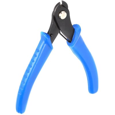 Mini Diagonale Tang voor Borgringen, Knipside Schaar, Vlakke Handgemaakte Reparatiegereedschappen blue