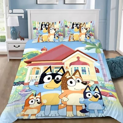 Nieuw design B-Blueys Dekbedovertrek Kussensloop 2/3 delig Bandit Chilli Beddengoed Set Volwassen Jongen Meisje Slaapkamer Kinderen Enkel Dubbel AU Single(140*210cm)3pcs