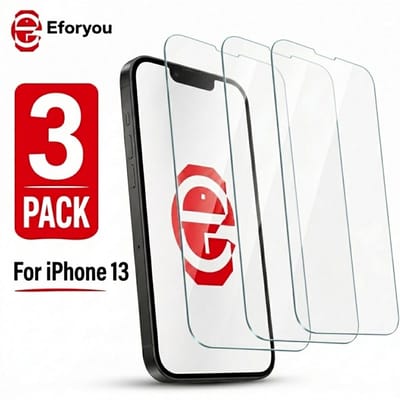 Geschikt voor iPhone 13 - 3 stuks - Screenprotector Tempered Glass - Case Friendly - 9H Hardheid - Inclusief Schoonmaakkit