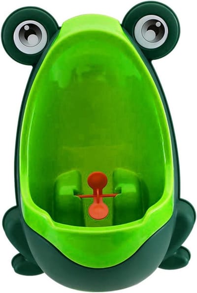Kinder Urinoir - Plaspot Jongens - Zindelijkheidstraining - Leuk Kikker Design - N.v.t. - Groen