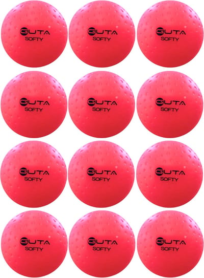 Hockeybal Soft Roze Set van 12
