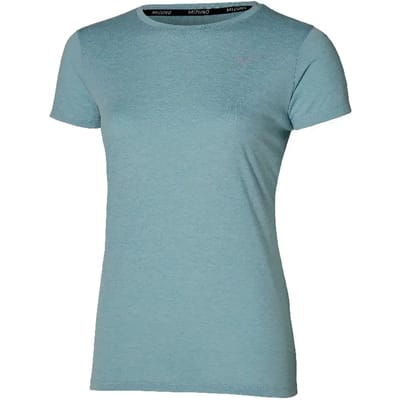 Mizuno Impulse Core T-shirt Met Korte Mouwen Blauw XS Vrouw