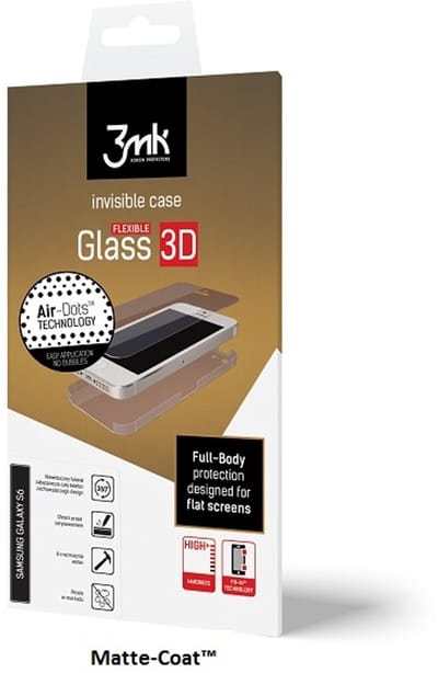 3MK FlexibleGlass 3D - Hybride Beschermglas - Voor Samsung Galaxy A40 - Matte - Volledig Scherm Dekking