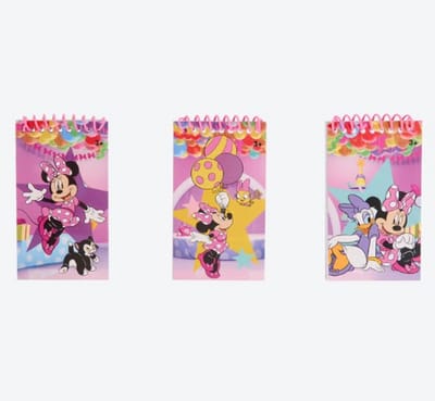 Disney Minnie uitdeelcadeautjes voor kinderen Notitieboekjes 3-delig