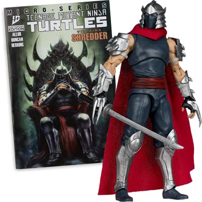 McFarlane Toys Teenage Mutant Ninja Turtles - Actiefiguur - Shredder met Comic Page Punchers