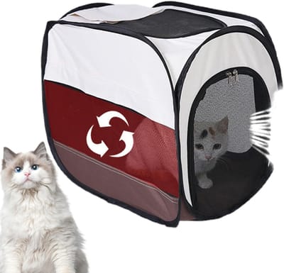 Droogkooi Huisdieren - Droogbox Kat Hond - Vachtverzorging Huisdier - Geavanceerd Luchtstroomontwerp - 51 x 42 x 3 cm - a