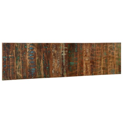 vidaXL - Hoofdbord - 200 - cm - massief - gerecycled - hout - meerkleurig