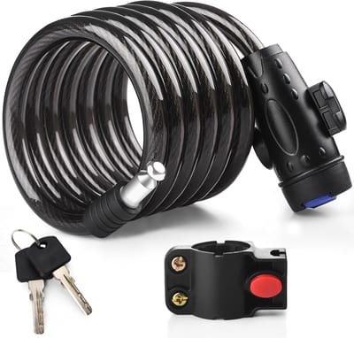 Zware Fiets Ketter - 12mm Dikke Fiets Slot met 2 Sleutels - Veiligheid voor Fietsen, Motorfietsen, Scooters, Kinderwagens, Skateboards, Ladders en Poorten