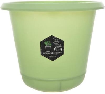 Desert Potten Serie - Plastic Flower Pot Mint Dia24x22cm