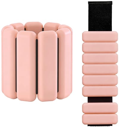 Enkelgewichten, Gewichtsmanchetten, 2 Stuks (elk 0,45 kg) Enkel- en Polsgewichten Set, Verstelbare Polsgewichten voor Yoga, Pilates, Dans, Barre, Cardio