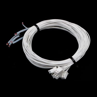 Dailygoods- Thermistor 100K - Temperatuursensor - 5 stuks - Voor 3D-printer - Draadlengte 1m - Temperatuurmeetbereik -40°C tot 300°C