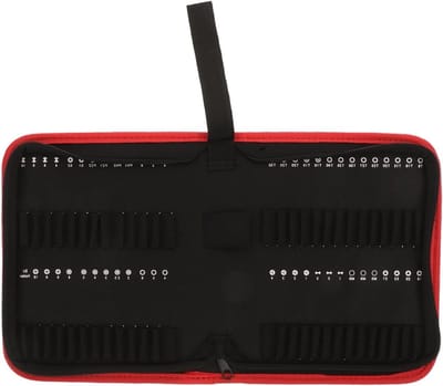 Batchopslagzak voor gereedschap, opbergtas voor schroevendraaiers, multifunctionele organizer van Oxford stof, 100mm, draagbare tas voor accessoires
