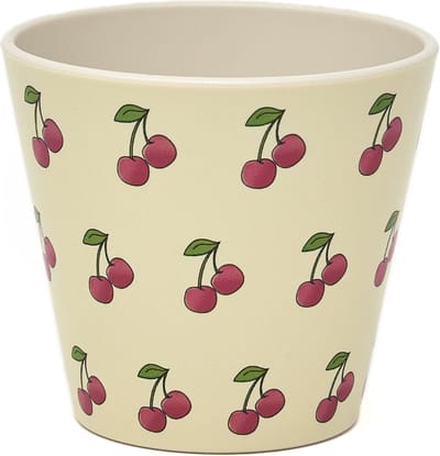 Quy Cup - 90ml Ecologische Reis Beker - Espressobeker “Ciliegia” 7x7x7cm