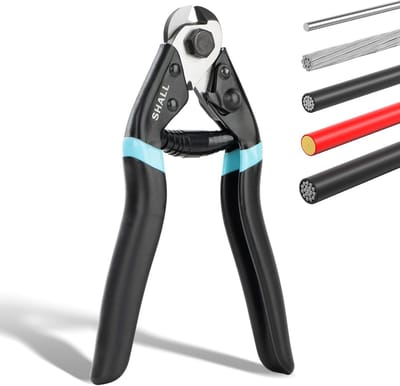 Draadkabelsnijder - Tang Kniptang - Snel Kabels Doorsnijden - Ergonomische Handgreep - 75 Inch - Zwart