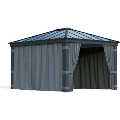 Palram-canopia Gordijnset Voor Tuinpaviljoen Dallas 4300 (4st) 430x360cm