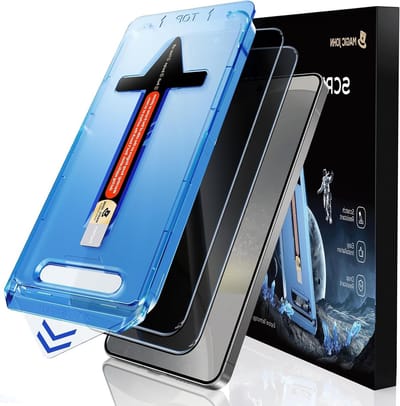 2 Stuks Hoesjes voor Samsung Galaxy S24 6.2 inch, 28 Graden Bescherming, Stofvrij, 9H Schermbescherming, Eenvoudige Installatie en Bubble-Free Design