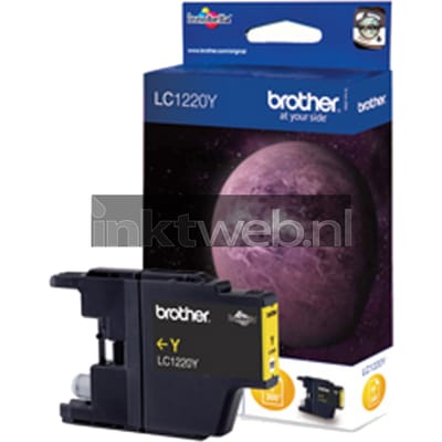 Brother LC1220Y inktcartridge 1 stuk origineel geel