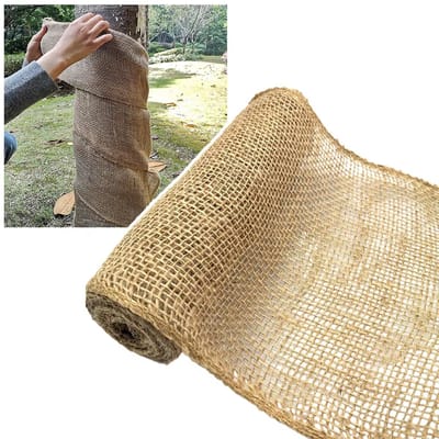 Jute Boomwikkel 450×20 cm – Winterbescherming voor Bomen, Struiken en Planten | Natuurlijke Jute Plant Wrap tegen Vorst en Kou | Tuin Buiten Beschermingstape